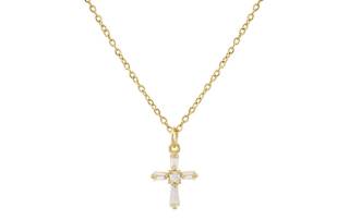 collares con cruz para mujer
