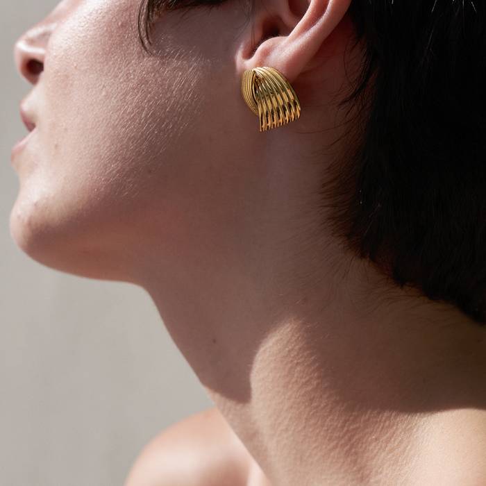 Pendientes Erika Oro - Imagen 2