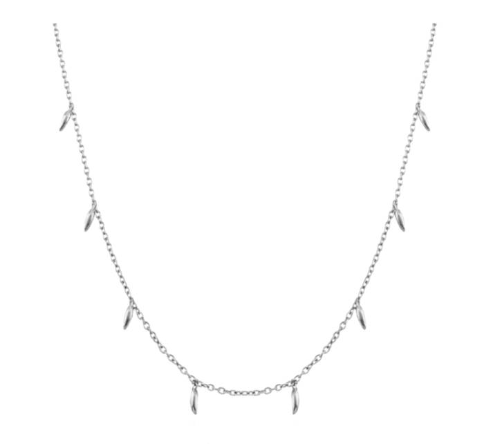 Collar Drops Mini Plata