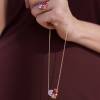 Giulia Multicolour Crystal Necklace - Image 2